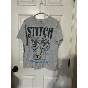 Disney Stitch Lilo & Stitch Print T-Shirt Mtg By Freeze. Large